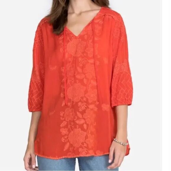 Johnny Was Tops - Johnny Was Josie Selena Tunic